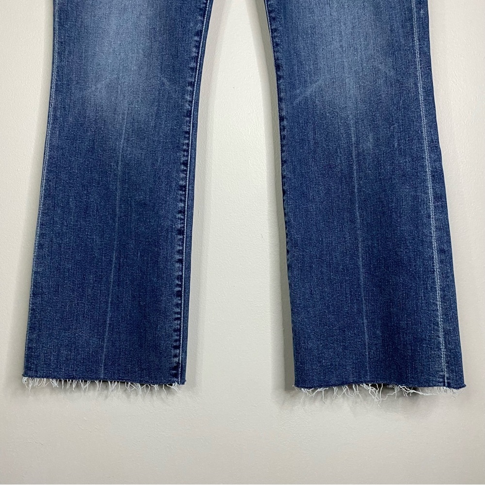 Mother Hustler Patch Pocket High Waist Ankle Fringe Jeans NEW WITHOUT TAGS sz 34 - Picture 4 of 14